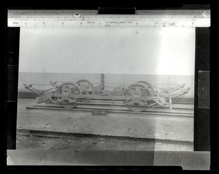 J. G. Brill Company order 20836 photograph negative, 1919