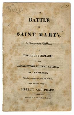 Battle of Saint Mary's, circa 1822