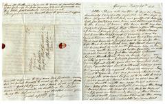 Margaret Clark Greene correspondence to Christine Williams Biddle, 1844 [January-April]