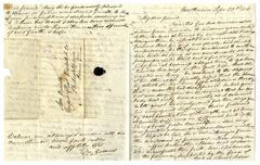 Margaret Clark Greene correspondence to Christine Williams Biddle, 1844 [August-December]