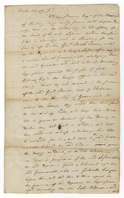 William Rawle Sr. Fries' Rebellion documents, 1799 [February]