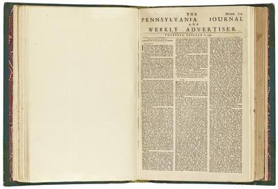 The Pennsylvania Journal and Weekly Advertiser, October 6, 1757