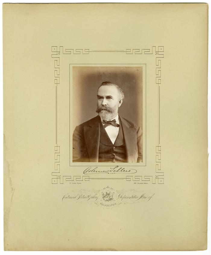 Coleman Sellers II portrait, 1876