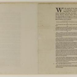 United States Constitution first manuscript draft by James Wilson, 1787