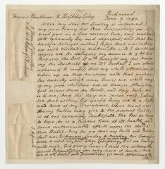 Francis Blackburne letter to Theophilus Lindsey, June 3, 1757