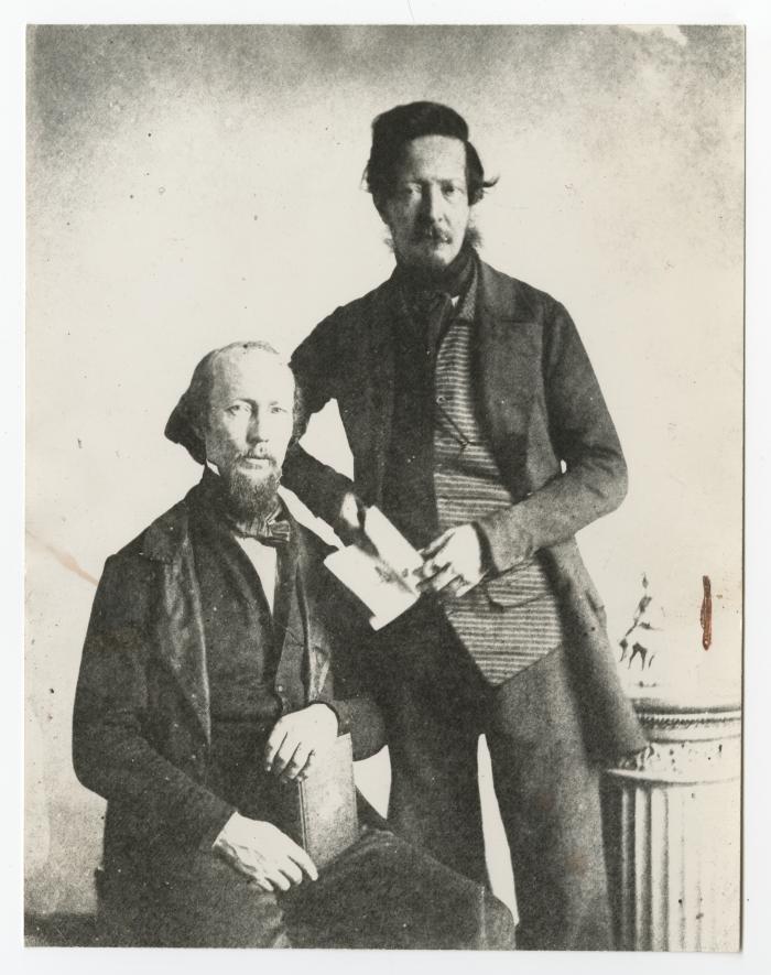 Langenheim Brothers portrait photograph, undated