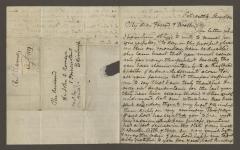 T. Warner letter to John B. Romeyn, August 7th, 1814