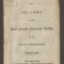 Constitution and By-laws of the Hunt Female Beneficial Society of the City of Philadelphia, 1860