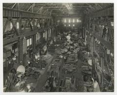 In the propeller shop, Cramp's shipyard photograph, undated