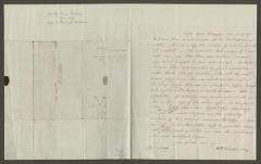 Dolley Madison letter to W. C. Preston, 1839