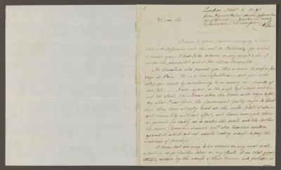 Thomas Paine letter to William Short, November 2, 1791