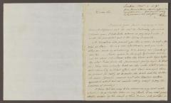 Thomas Paine letter to William Short, November 2, 1791