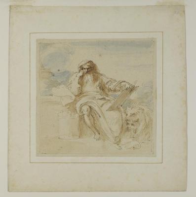 St. Mark ink drawing, circa 1765-1819