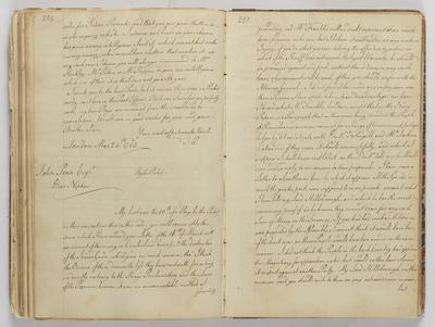 Thomas Penn letter to John Penn, 1765