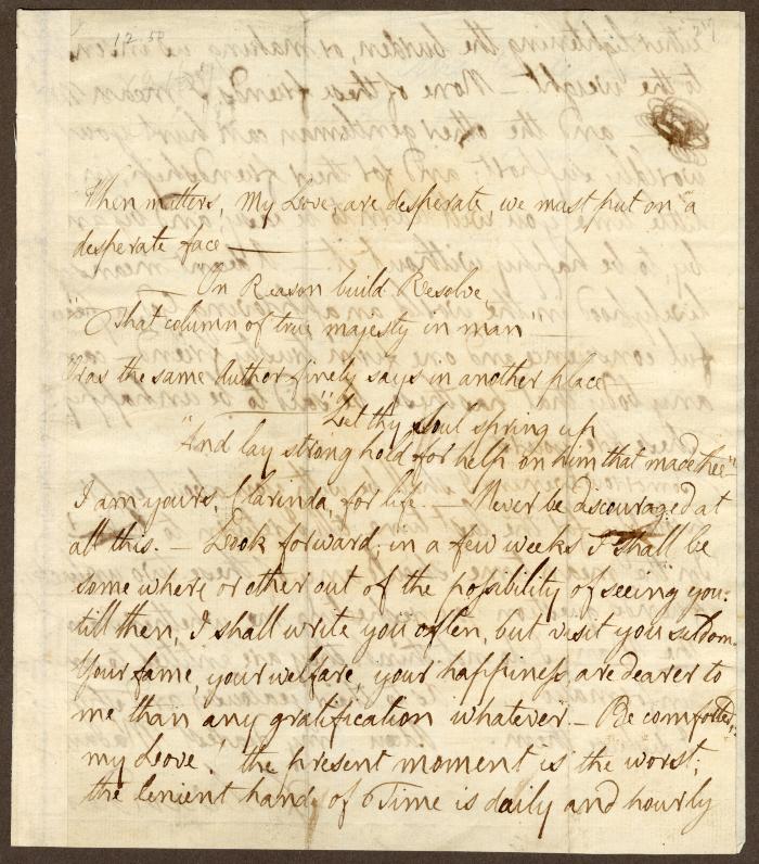 Letter from Robert Burns to Agnes Maclehose