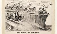 Secession Movement political cartoon, 1861