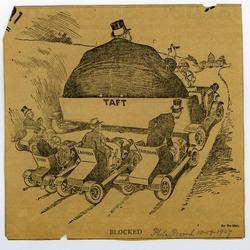 Revising It political cartoon, 1907