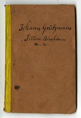 Johann Grützmann's Immen Büchlein [The Little Book About Bees], 1669 copy by David Kriebel, 1779 [German]