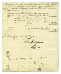 Bills, receipts, and invoices (1790)