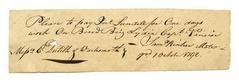 Dutilh and Wachsmuth papers - Receipts (1790-1792) [Folder I]