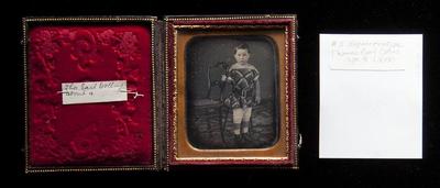 Thomas Earl Collins age 4 daguerreotype, 1853