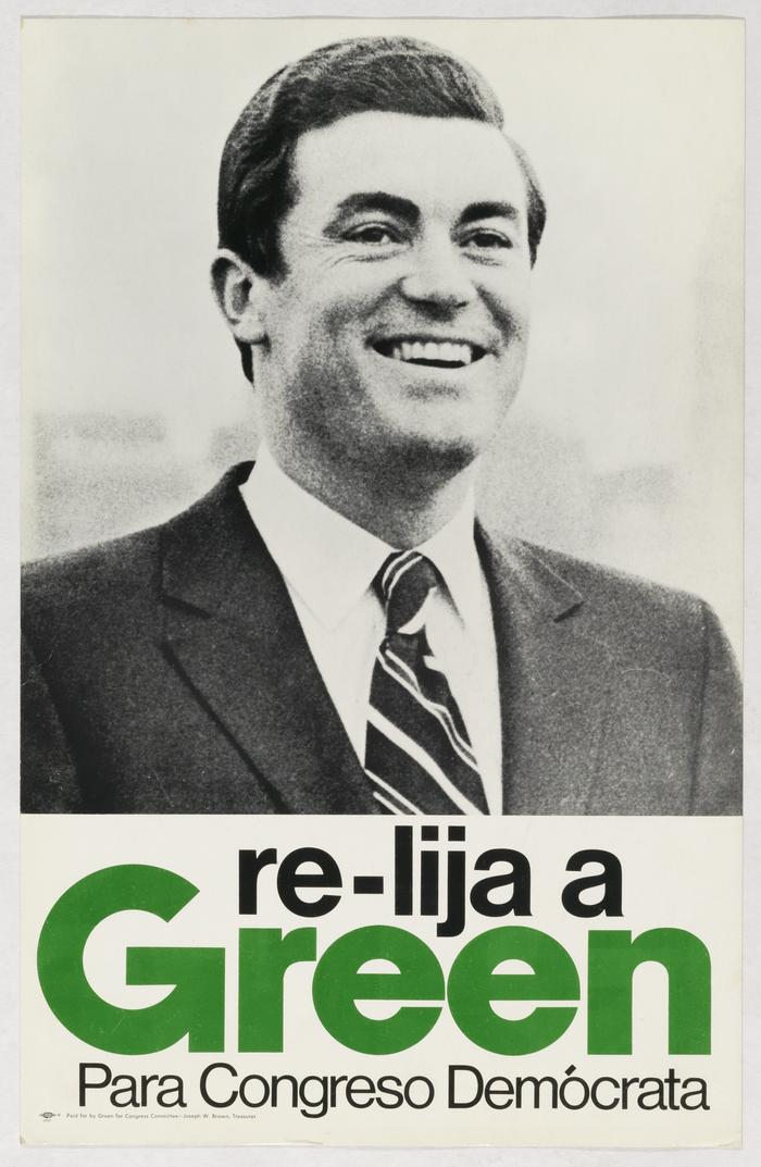 "Re-lija a Green Para Congreso Democrata"