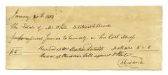 Receipts (1804-1821)