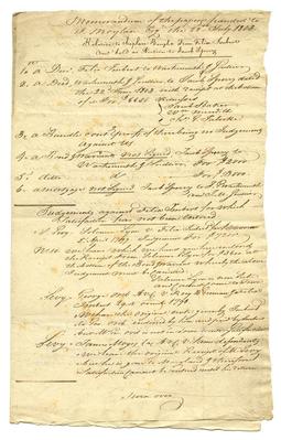 Bills, receipts, and invoices (1803)