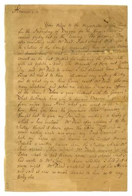 Conrad Weiser to Henry Bouquet: Letter fragment (June 1759)