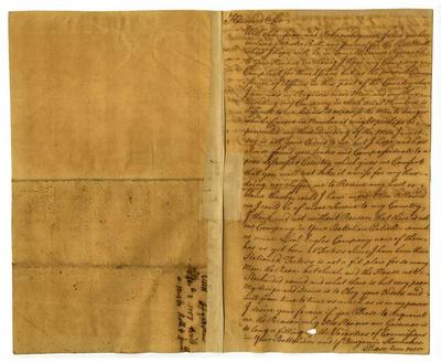 James Hyndshaw to Conrad Weiser (December 2, 1757)