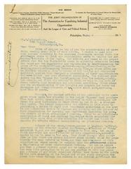 Draft of a letter from James Stemons to Mr. E. T. Stotesbury (May 4, 1914)