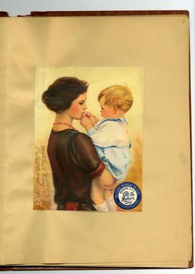 "Anna M. Jarvis - Founder of Mother's Day" scrapbook