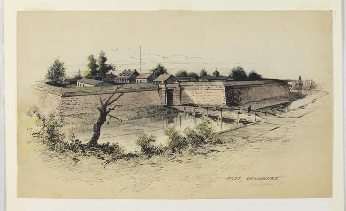 Fort Mifflin as it looked circa 1860