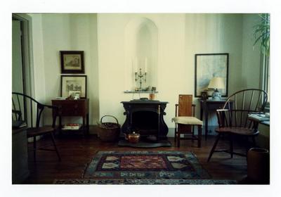 Interior of the home of George and Penelope Batcheler