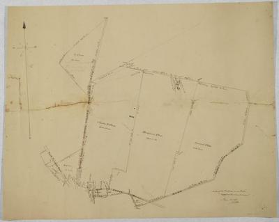 Augustus Bouldin survey of the Chew Family property, 1867