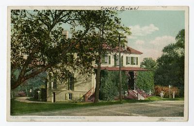 Sweetbriar [Sweet Briar] Mansion in Fairmount Park postcards, circa 1898-1909