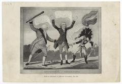 Intercourse or Impartial Dealings political cartoon, 1809