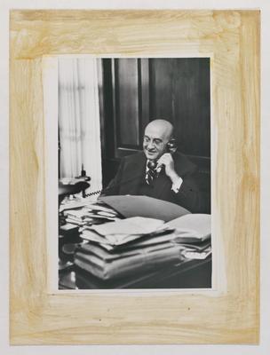 Albert M. Greenfield on an office telephone