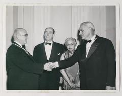 NCCJ World Brotherhood Award to Albert M. Greenfield, Adlai Stevenson, Madame Pandit, and Compton