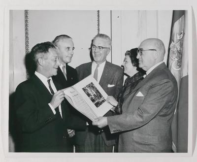 City of Philadelphia City Council presents City Planning Commission Commendation to Albert M. Greenfield