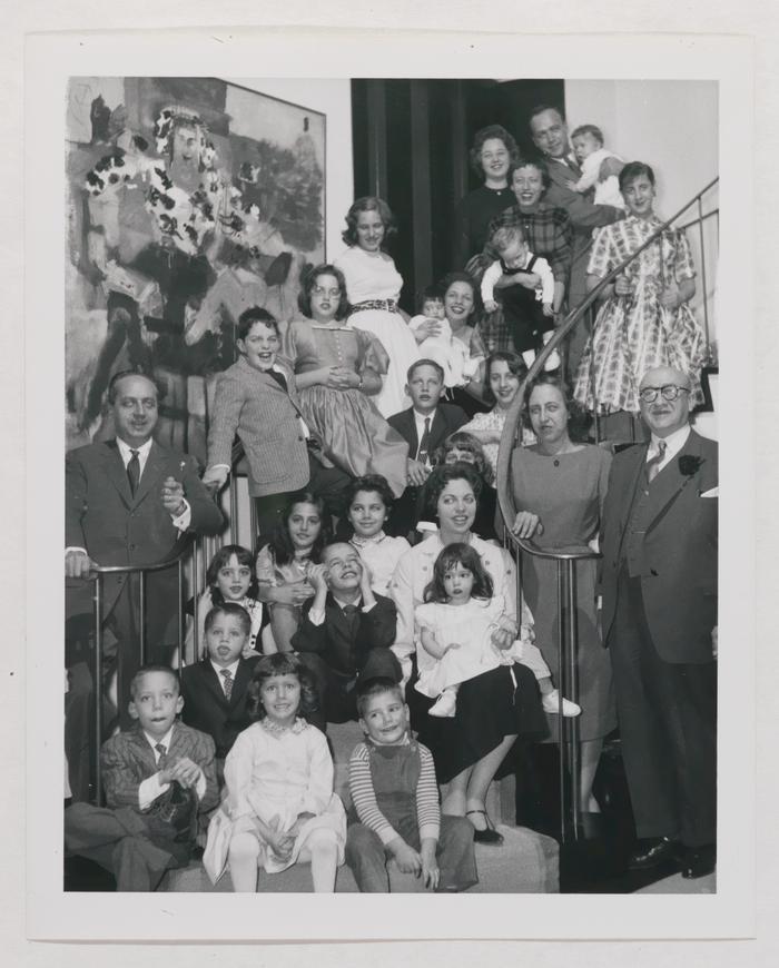 Albert M. Greenfield, family portrait c. 1961