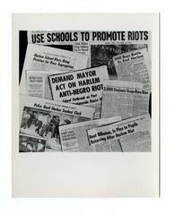 Racial Incident at Benjamin Franklin High School photographs, 1945