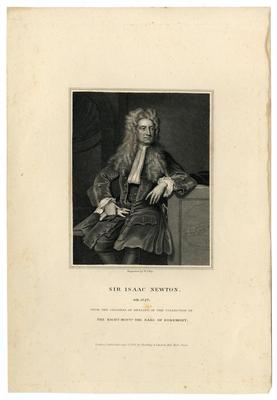 Sir Isaac Newton portrait, 1831