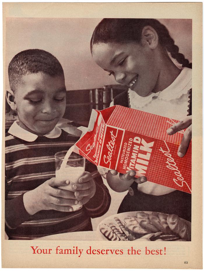 Advertisement, Sealtest Milk, Your family deserves the best!