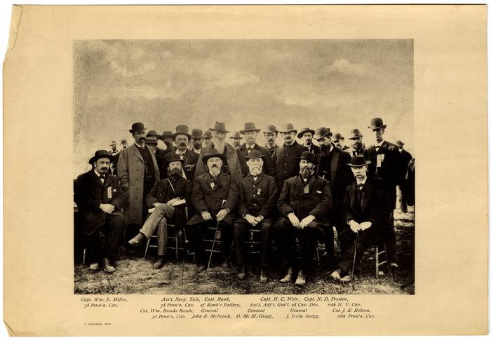 Dedication of Monument of 2nd Cavalry Division at Gettysburg, Pa.