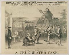 A Celebrated Case theatrical poster, 1894