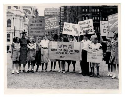 Works Progress Administration protest photographs, 1933-1943