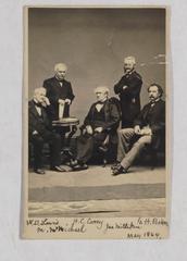 Group portrait of William D. Lewis, Morton McMichael, et al.