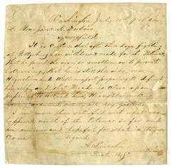 Letter from Abraham Lincoln to Jesse K. Dubois