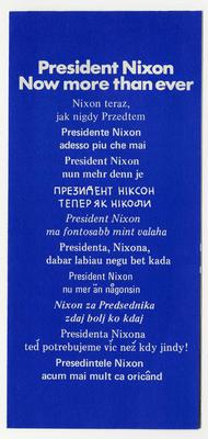 20th Century Political Ephemera, 1962-1972